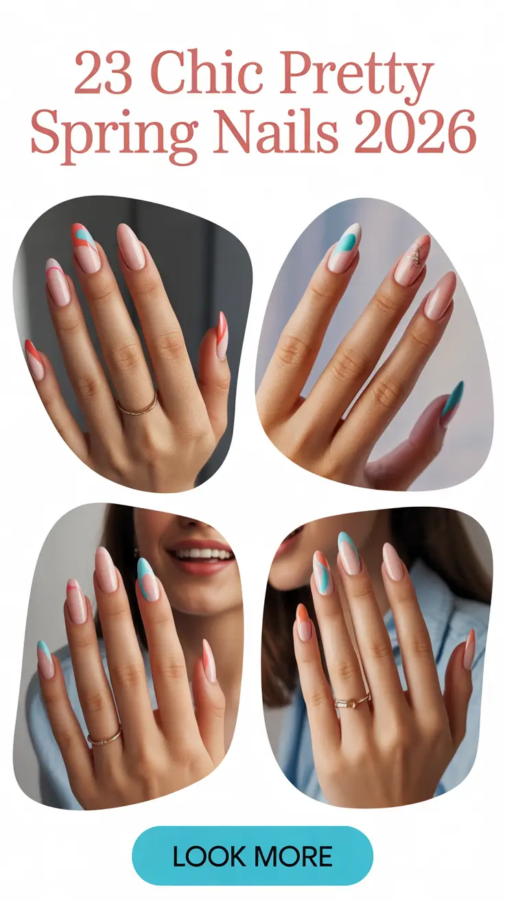 Chic Pretty Spring Nails 2026 - Fresh Designs, Cute Ideas and Colorful Nail Inspiration