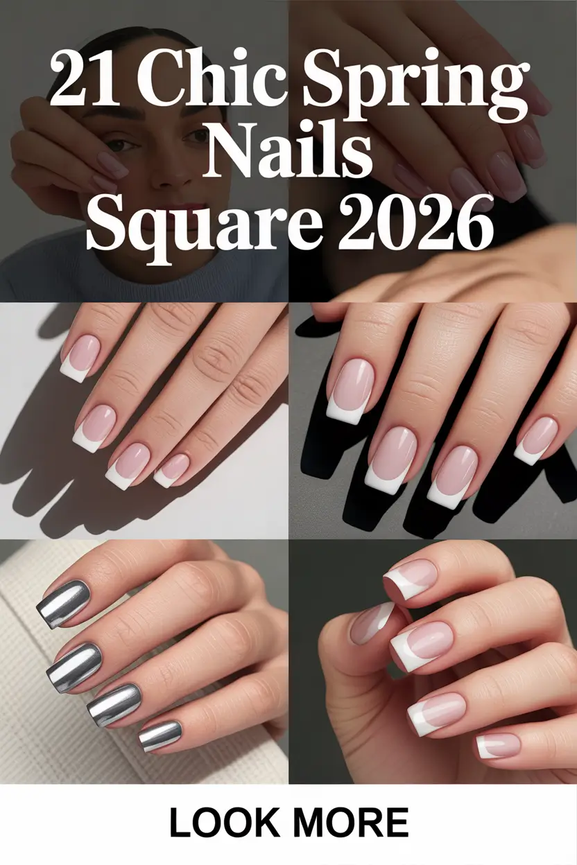 Chic Spring Nails Square 2026 Ideas for Fresh and Elegant Manicures