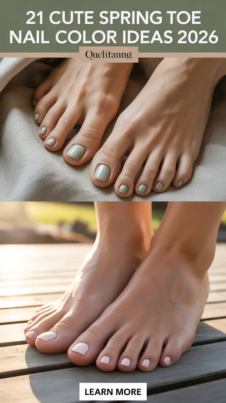 Cute Spring Toe Nail Color Ideas 2026 for Fresh and Pretty Pedicures