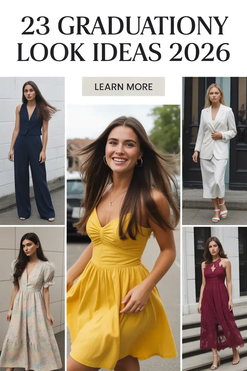 Graduation Look Ideas 2026 Stylish Outfit Inspiration for High School College and University