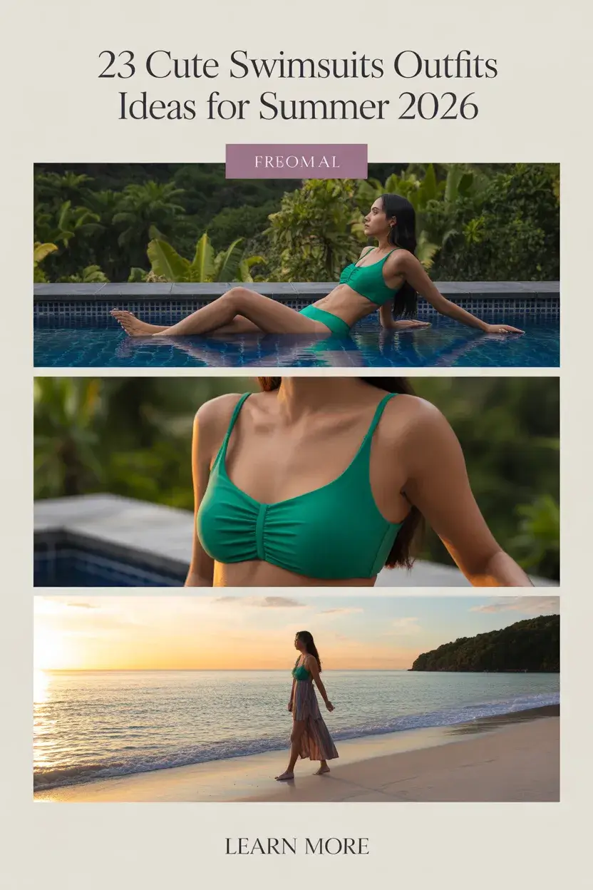 Cute Swimsuits Outfits Ideas For Summer 2026 That Are Flattering, Stylish and Pinterest Worthy