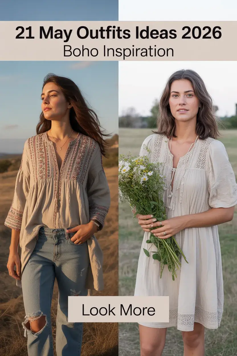 May outfits ideas 2026 fresh casual looks for Europe and city style inspiration