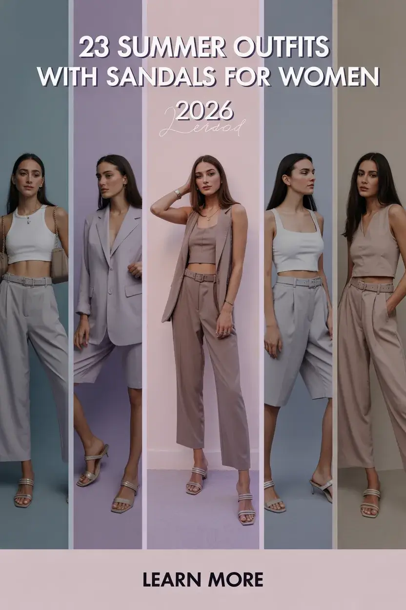 Summer Outfits with Sandals for Women 2026 That Feel Effortless and Chic