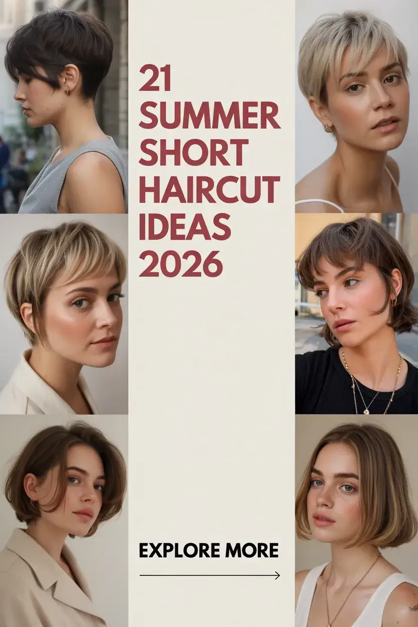 Summer Short Haircut Ideas 2026 for Women That Feel Fresh and Effortless