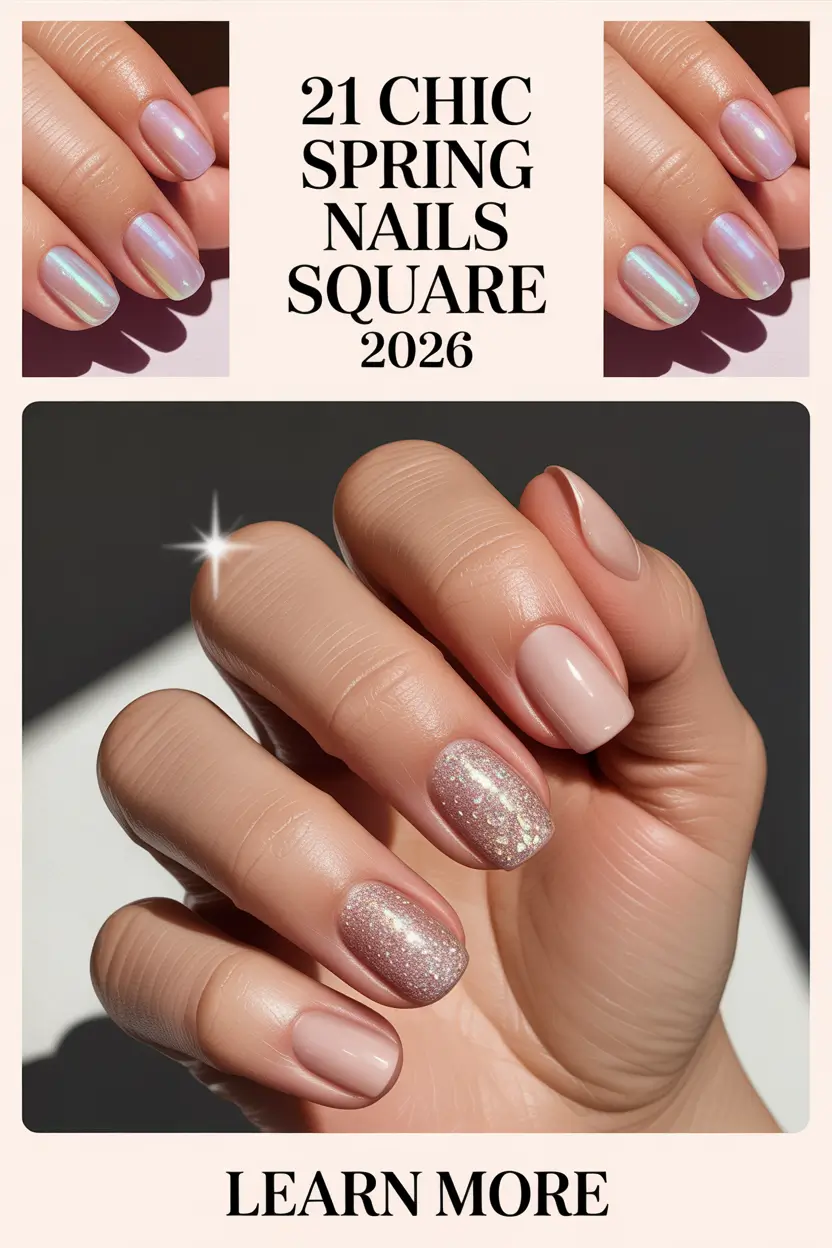Chic Spring Nails Square 2026 Ideas for Fresh and Elegant Manicures