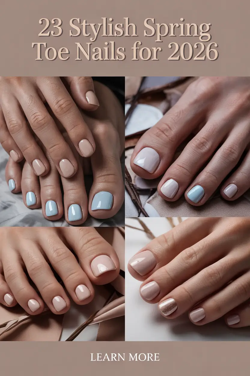 Stylish Spring Toe Nails For 2026 Ideas That Feel Fresh, Classy and Wearable