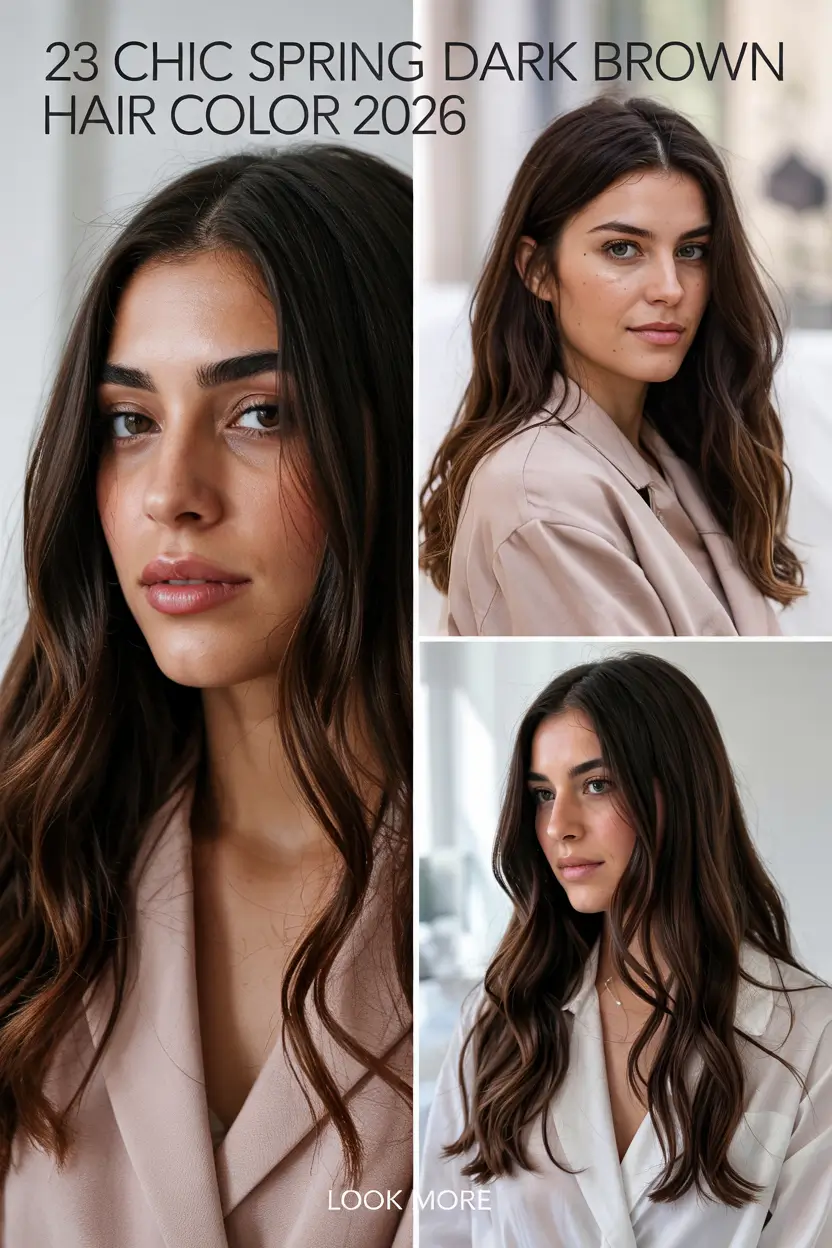 Chic Spring Dark Brown Hair Color 2026 Ideas Every Brunette Will Want to Try