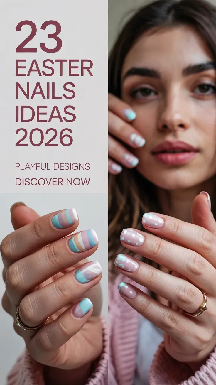 Easter Nails Ideas 2026 Cute Pastel Spring Designs and Fun Nail Art Inspo