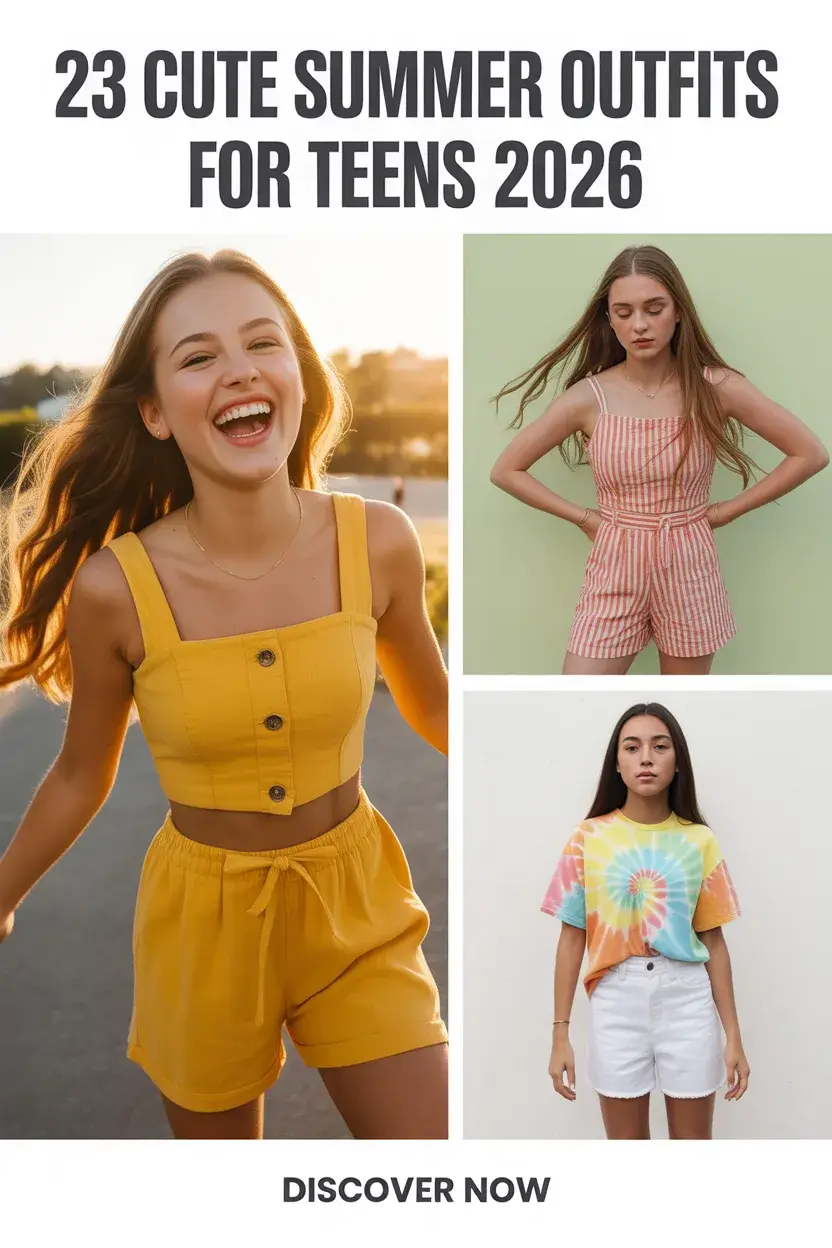 Cute Summer Outfits For Teens 2026 That Feel Effortless And Aesthetic