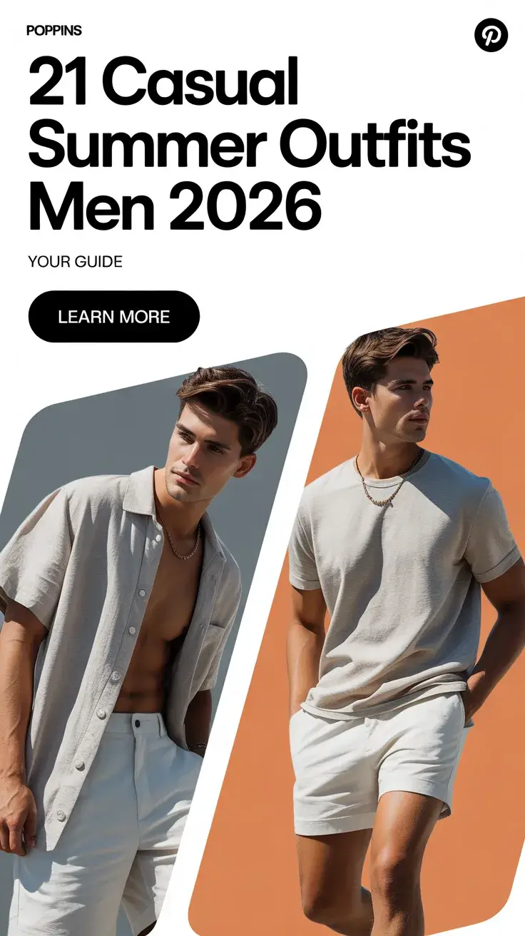 Casual Summer Outfits Men 2026 That Feel Effortless and Classy