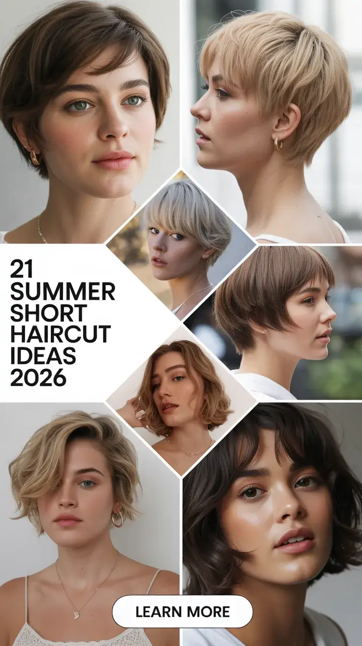Summer Short Haircut Ideas 2026 for Women That Feel Fresh and Effortless