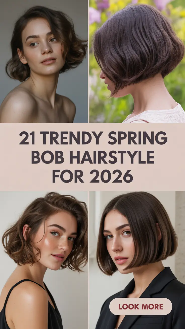 Trendy Spring Bob Hairstyle For 2026 Ideas You Will Want to Try