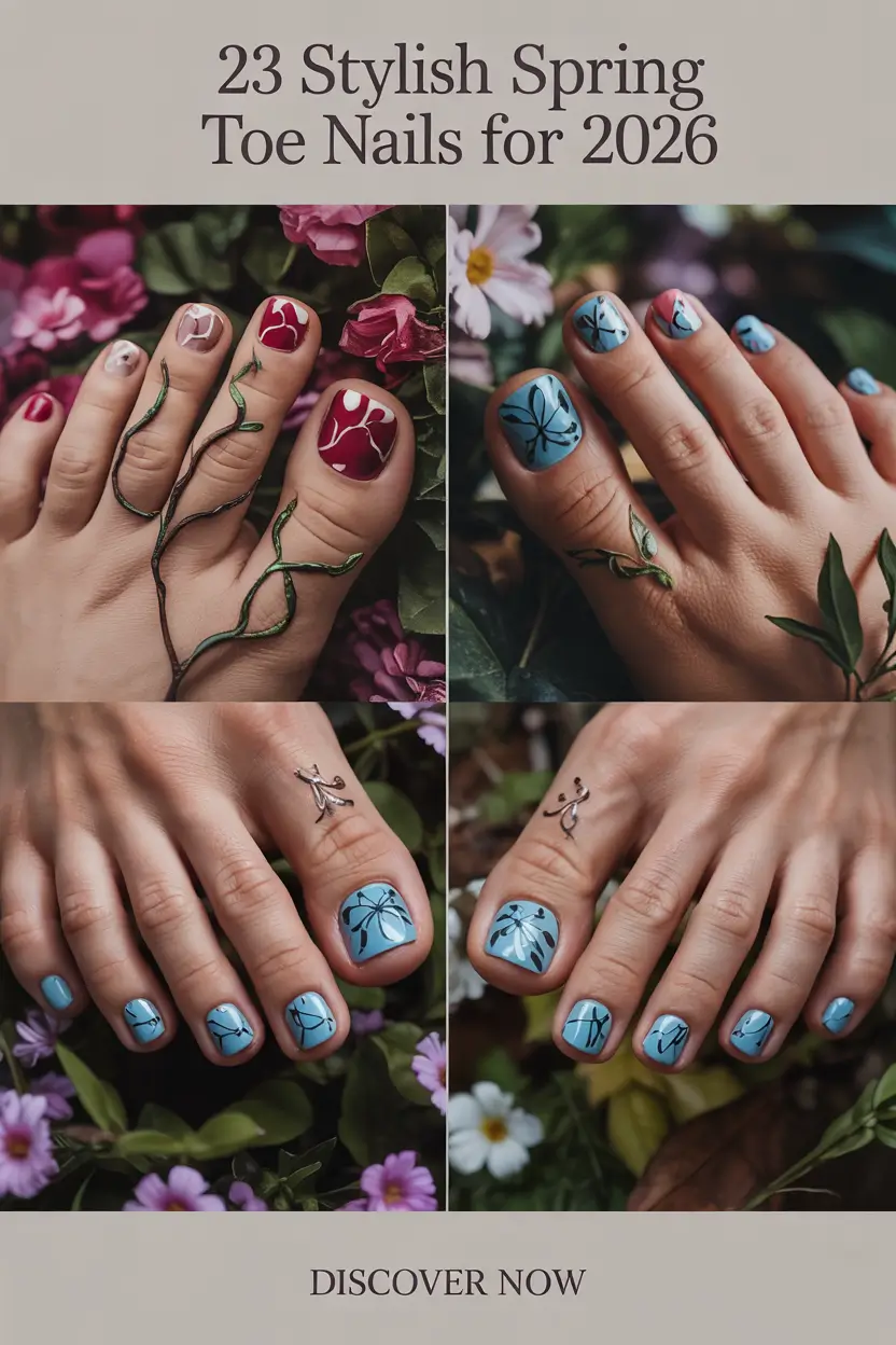 Stylish Spring Toe Nails For 2026 Ideas That Feel Fresh, Classy and Wearable
