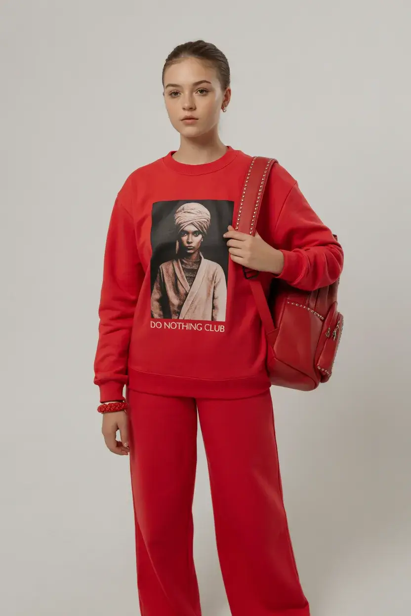 summer outfits for teens 2026 Bold Red Lounge Confidence