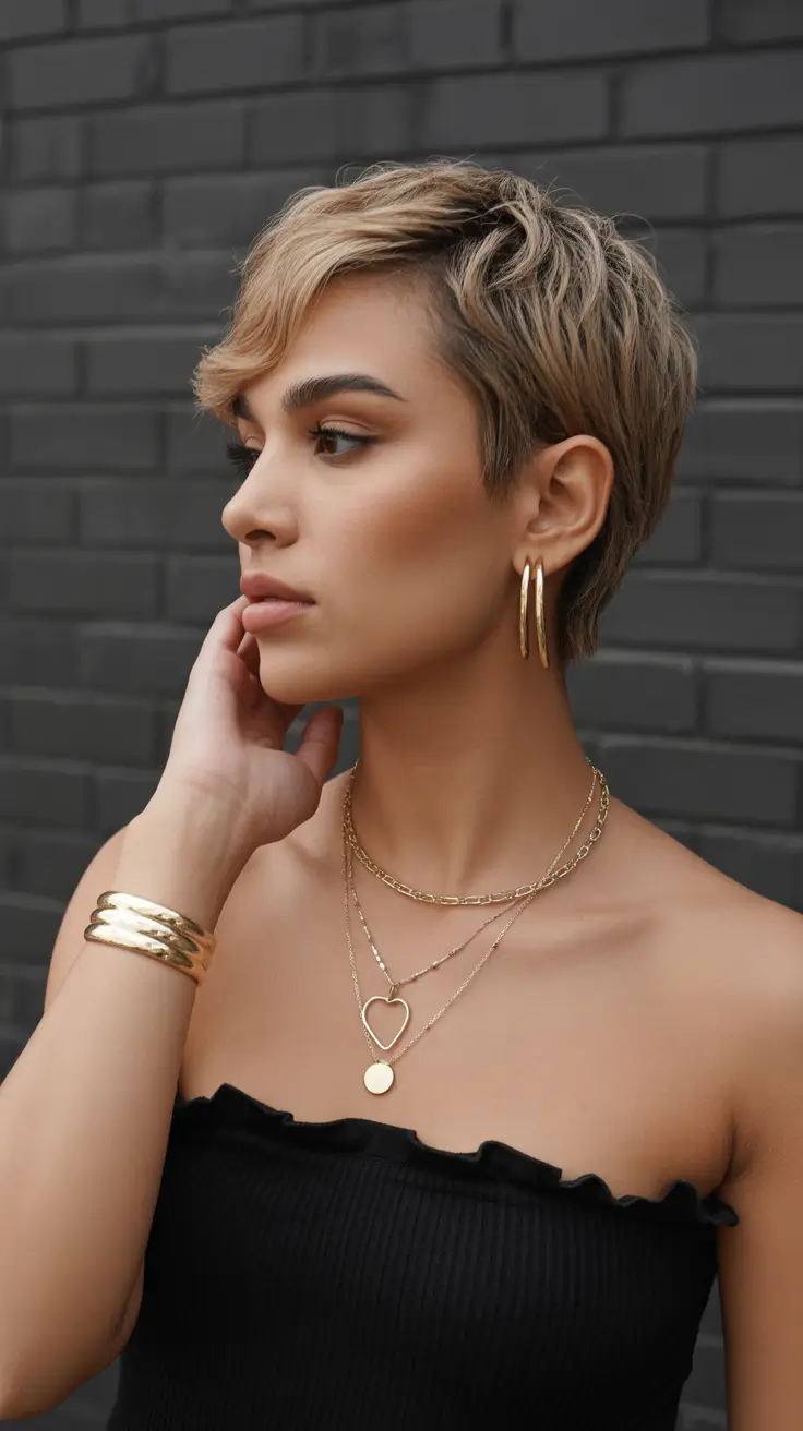 spring shag hairstyle 2026 Modern Short Layered Shag