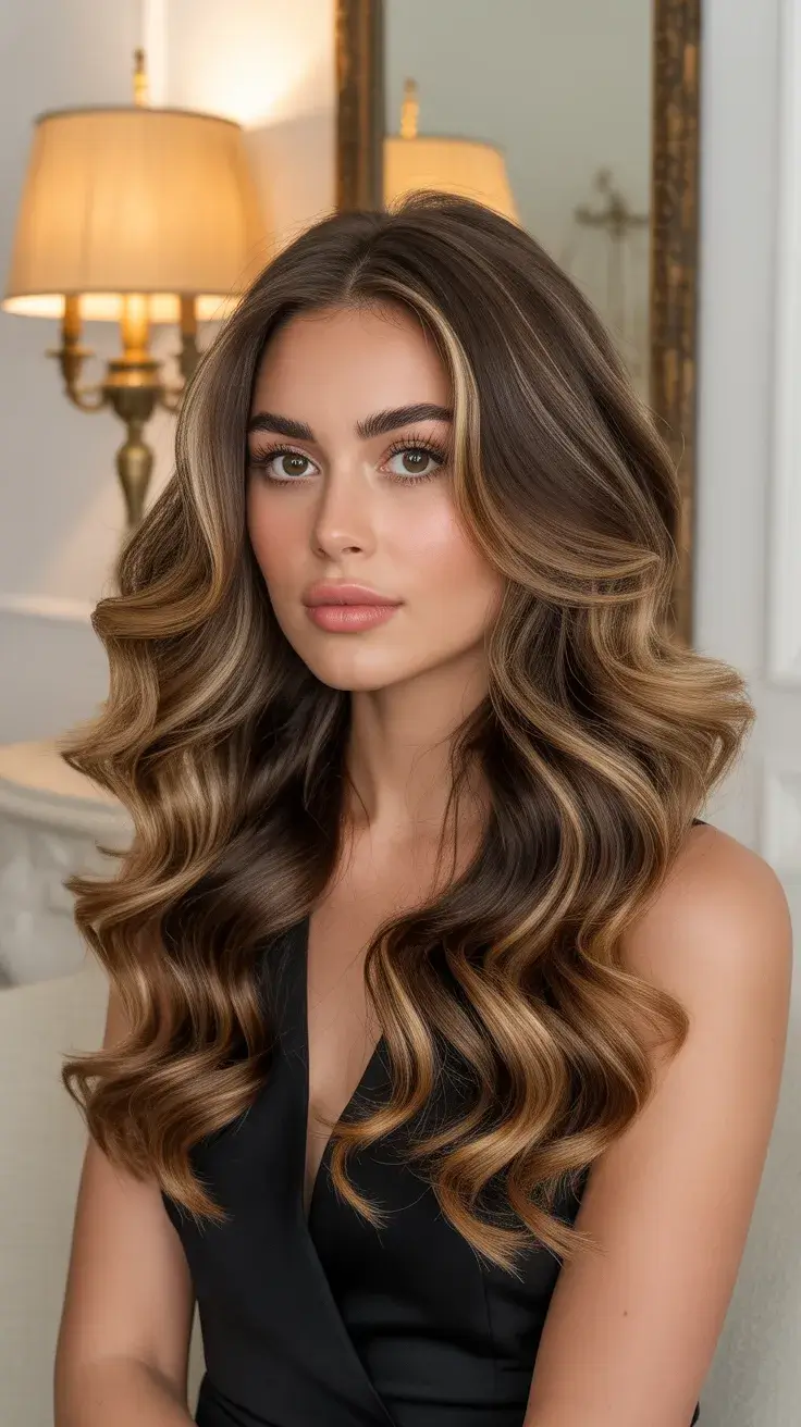 graduation hairstyles ideas 2026 Soft Hollywood Waves for Graduation
