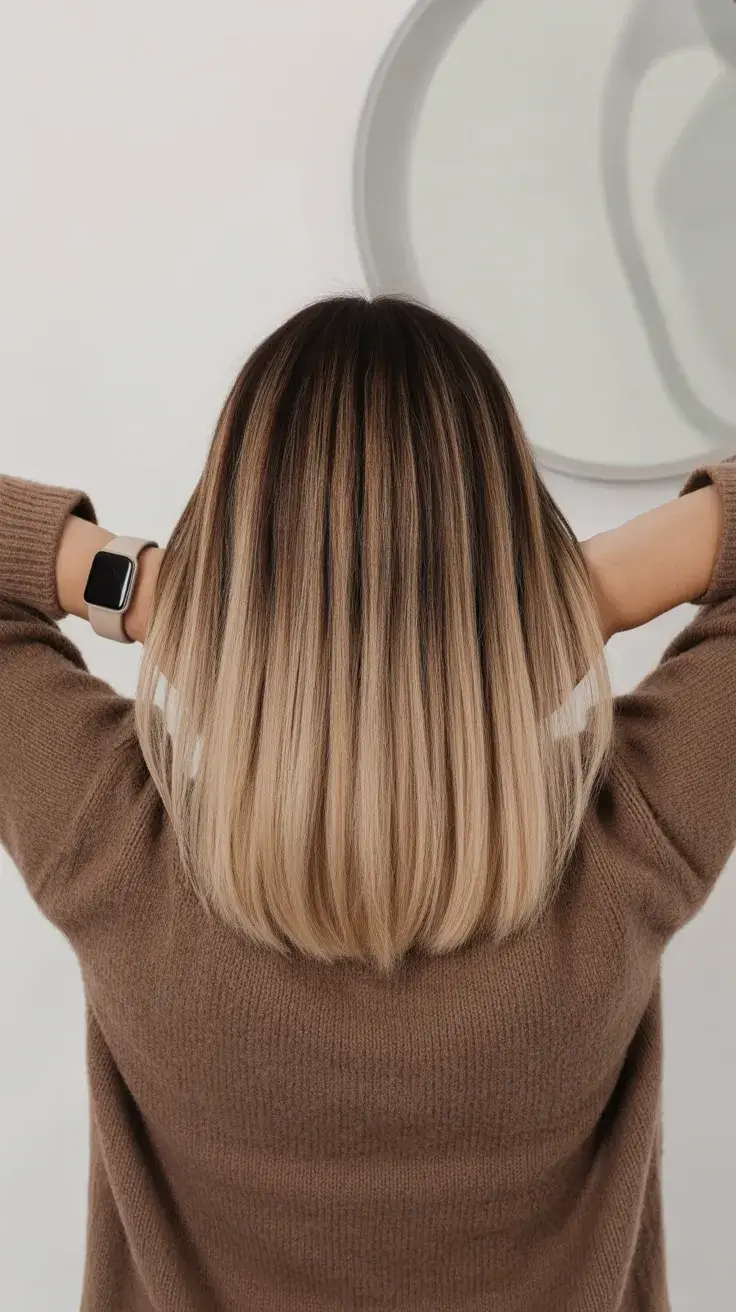 May Hair Color 2026 Clean Milk Tea Ombre for Effortless Contrast