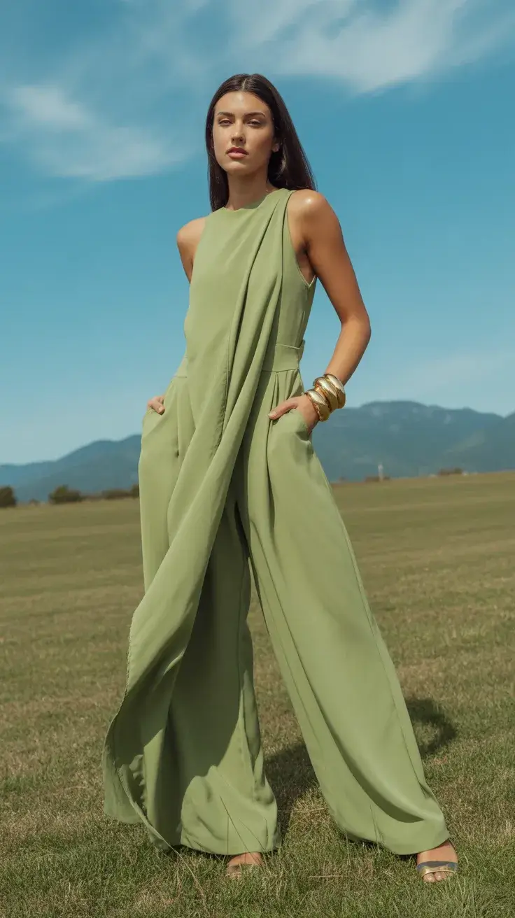 May outfits 2026 Effortless Sage Flow That Feels Like Fresh Air