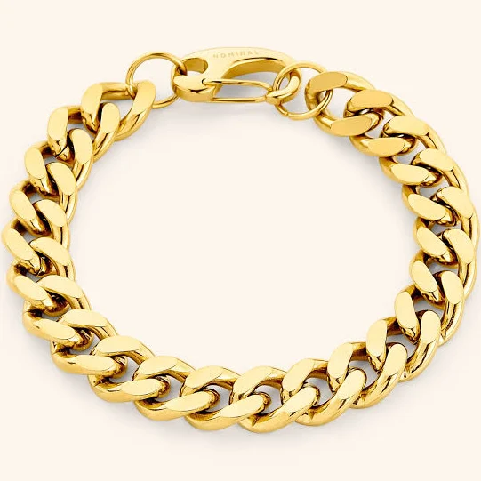 accessory 18K Gold Plated Chunky Cuban Chain Bracelet Nominal $30
