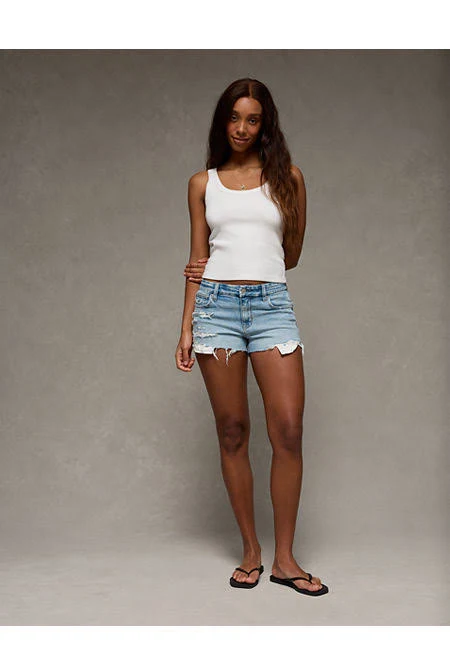 shorts AE Next Level Curvy High-Waisted Shortie American Eagle Outfitters $59.95