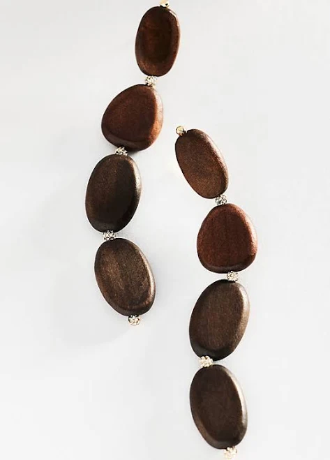 accessory Anthropologie Wooden Droplet Earrings Anthropologie $58