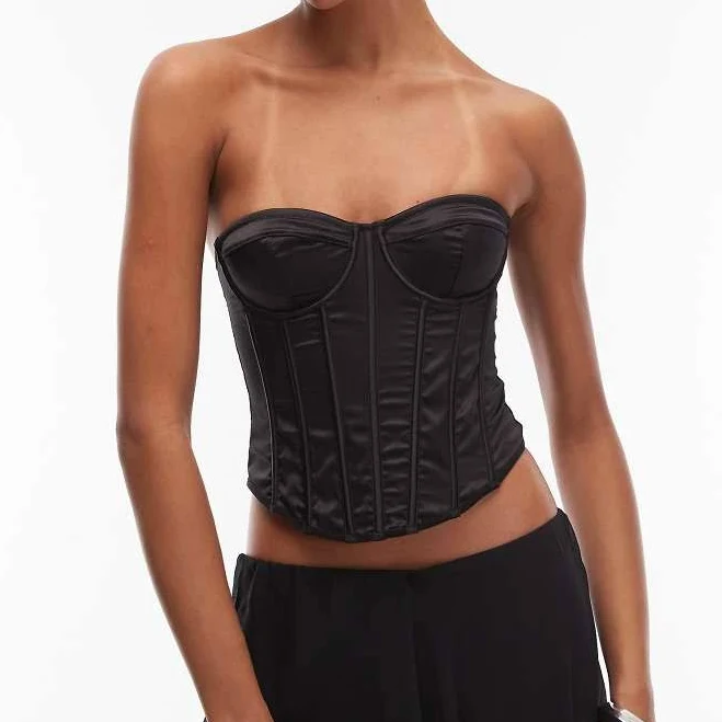 corset top ASOS Satin Cupped Corset Top with Boning ASOS $39.99