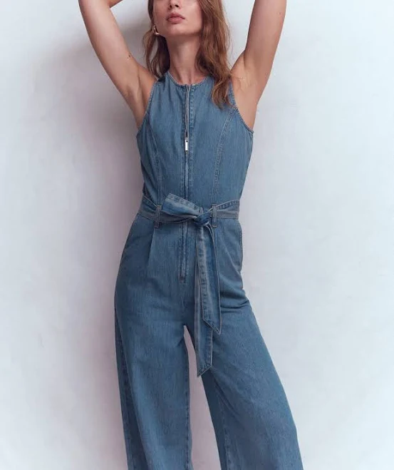 jumpsuit Boden Women's Sleeveless Denim Jumpsuit Boden $220