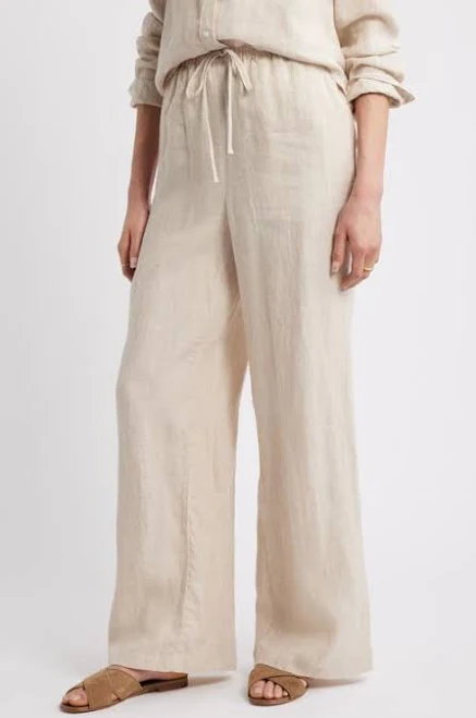 pants Caslon Easy Wide Leg Linen Pants Nordstrom $59.62