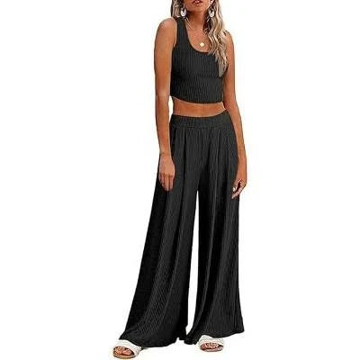 matching set Ekouaer Women's Ribbed Knit Lounge Set Target $25.99
