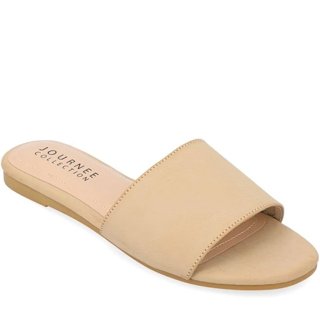 shoes Journee Collection Women's Journee Kolinna Slide Sandals Famous Footwear $38.39