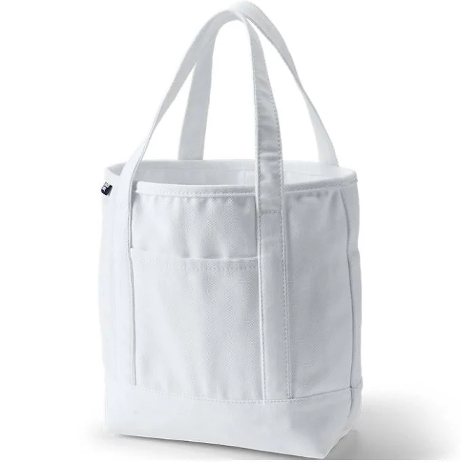 bag Lands' End Medium 5 Pocket Open Top Canvas Tote Bag Lands' End $22.47