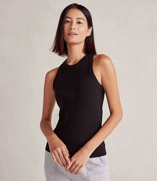 top Loft Women's Haven Well Within Organic Cotton Rib Knit Tank Top LOFT $36