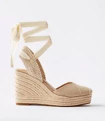 shoes Loft Women's Lace Up Espadrille Wedge LOFT $44.93