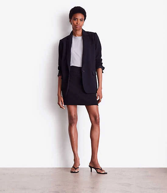 outerwear Loft Women's Versa Crepe Drape Blazer LOFT $76.8