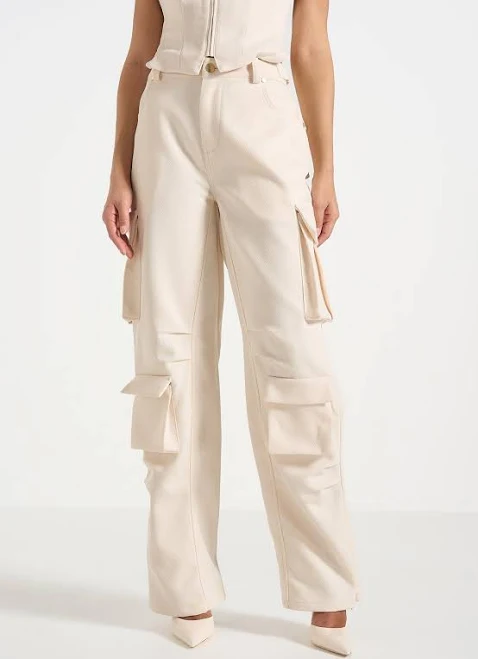 pants Manière De Voir Emilie High Waisted Twill Cargo Pants Manière De Voir $200