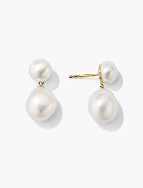 accessory Mejuri Women's Bold Pearl Drop Earrings Nordstrom $168