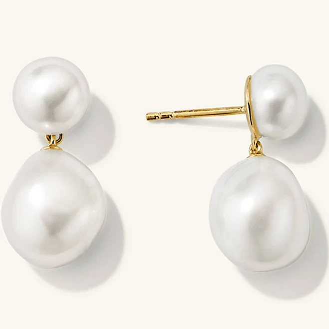 accessory Mejuri Women's Bold Pearl Drop Earrings Mejuri $168
