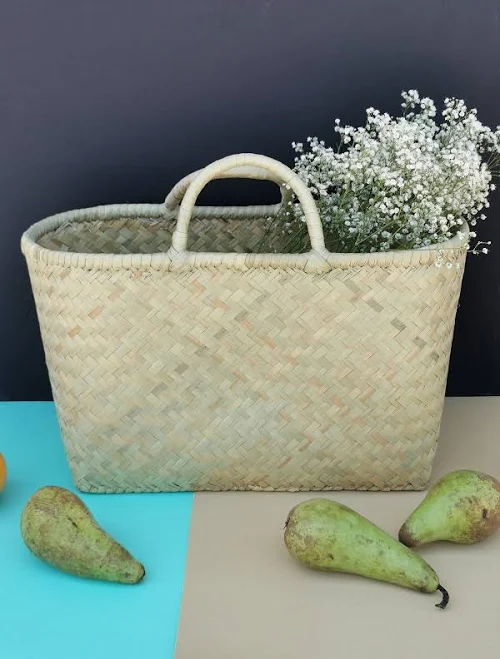 bag Natural woven straw tote basket, beach bag, market tote bag, chic picnic basket sizes S/M/L/XL/XXL Etsy - Seller $22.29