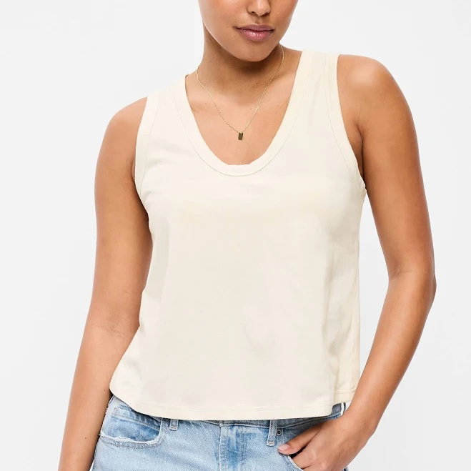 top Old Navy Women's Relaxed Scoop-Neck Tank Top Old Navy $7.49