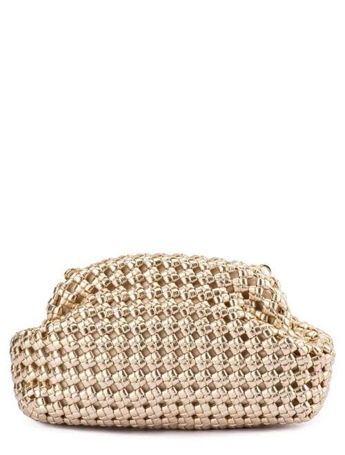 bag Olga Berg Everly Hand Woven Clutch Nordstrom $149