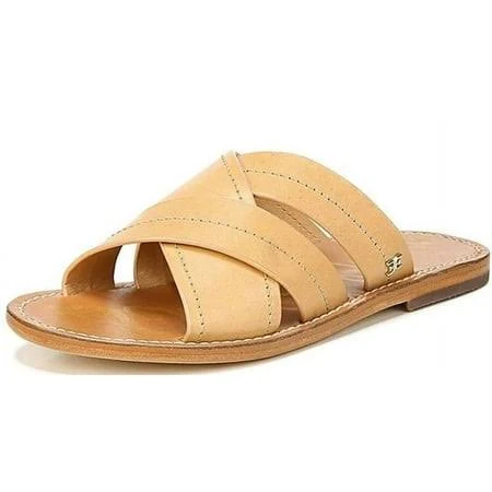 shoes Sam Edelman Maxine Leather Slide Sandals Walmart - shopaccro $26.99