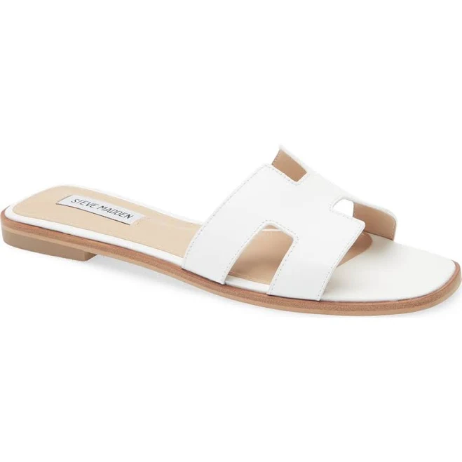 shoes Steve Madden Women's Hadyn Leather Slide Sandals Nordstrom $69