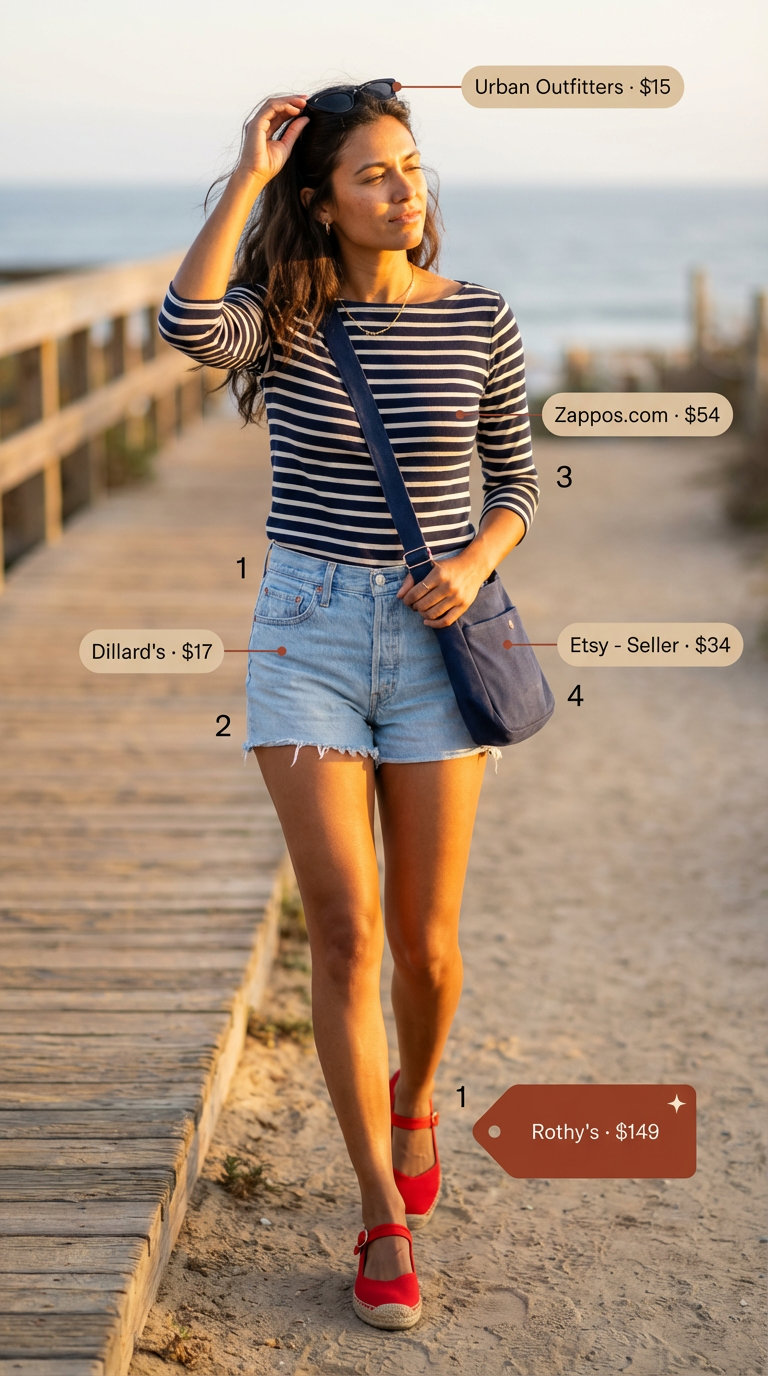 Retro Beach Glam: Cute Outfits with a Vintage Twist