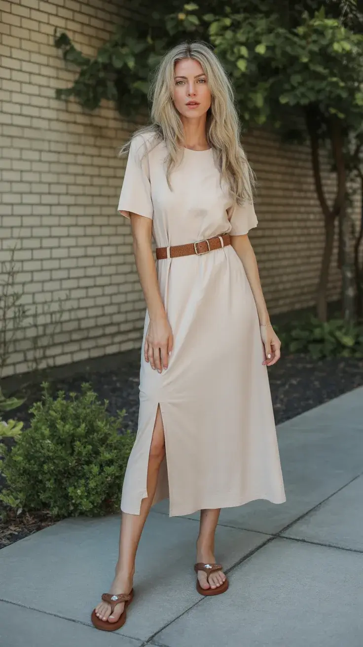 summer flip-flops 2026 Soft Minimalism and the Return of Effortless Dresses