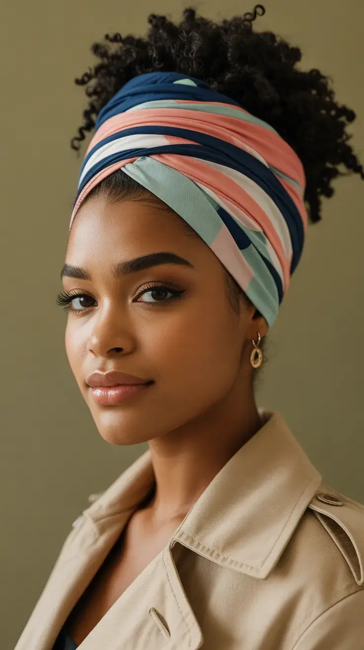 summer heads 2026 Layered Turban Wrap Volume and Texture