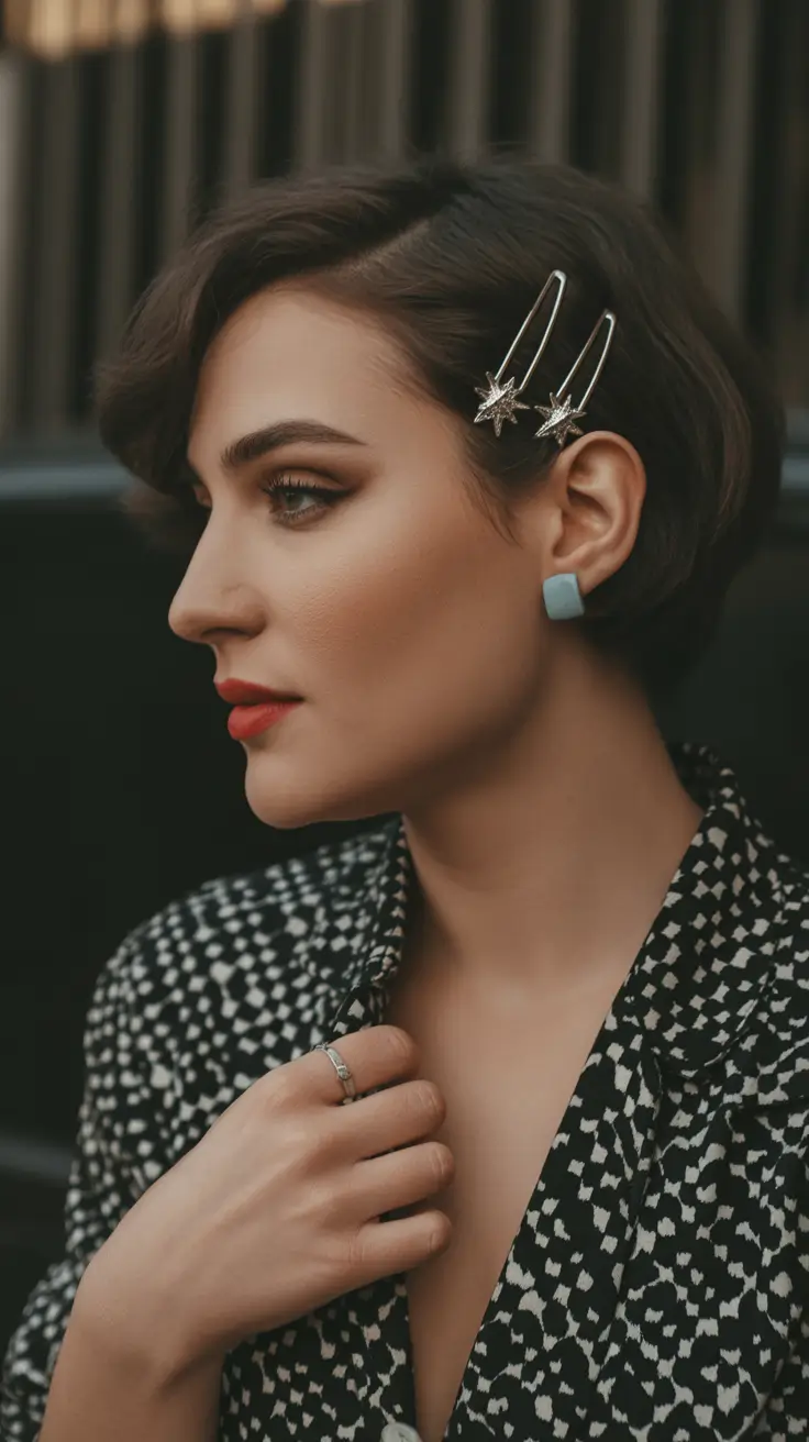 spring bob hairstyle 2026 Elegant Short Tapered Bob