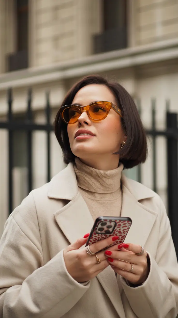 spring bob hairstyle 2026 City Chic Blunt Bob