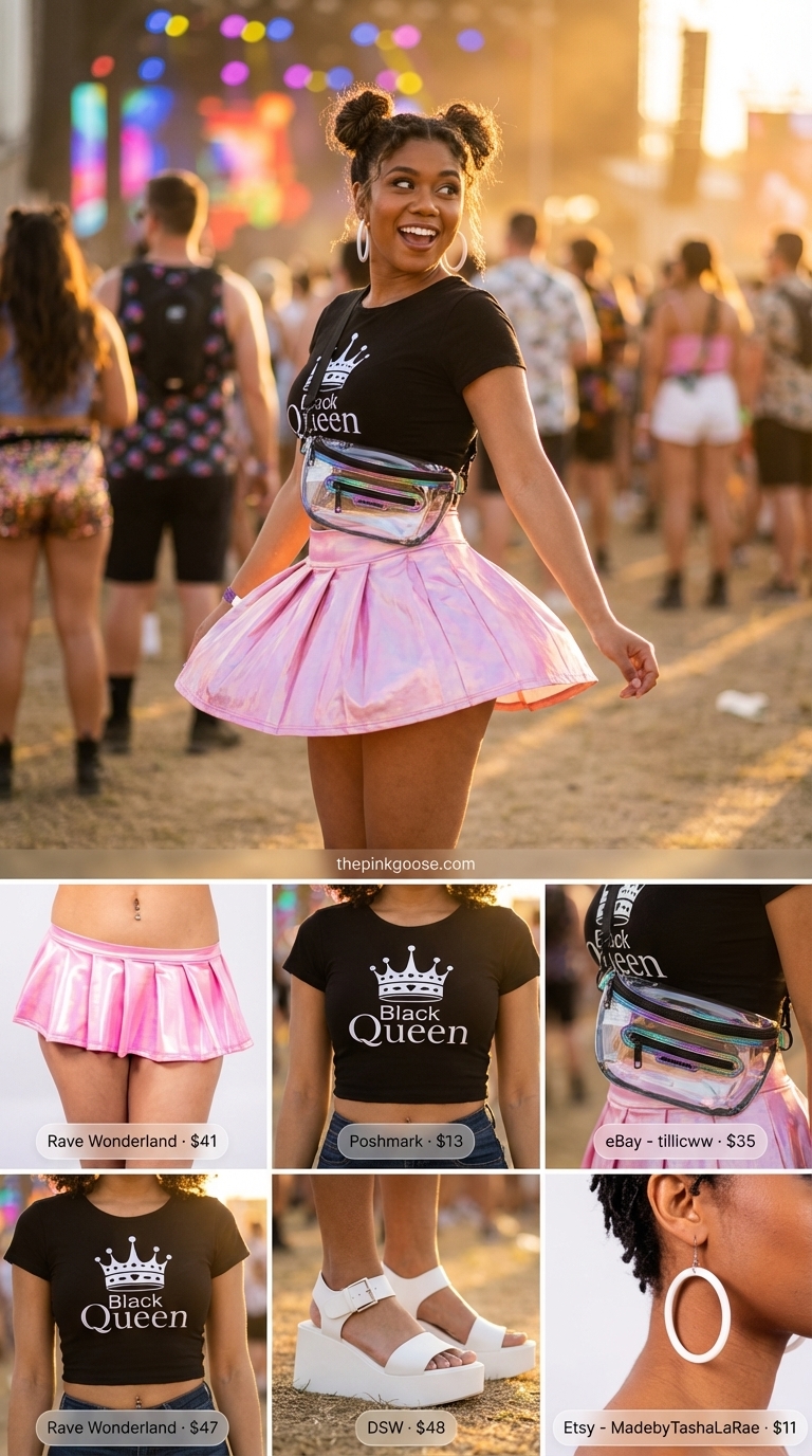 Iridescent Utopia: Shifting Colors for a Dynamic Rave Look