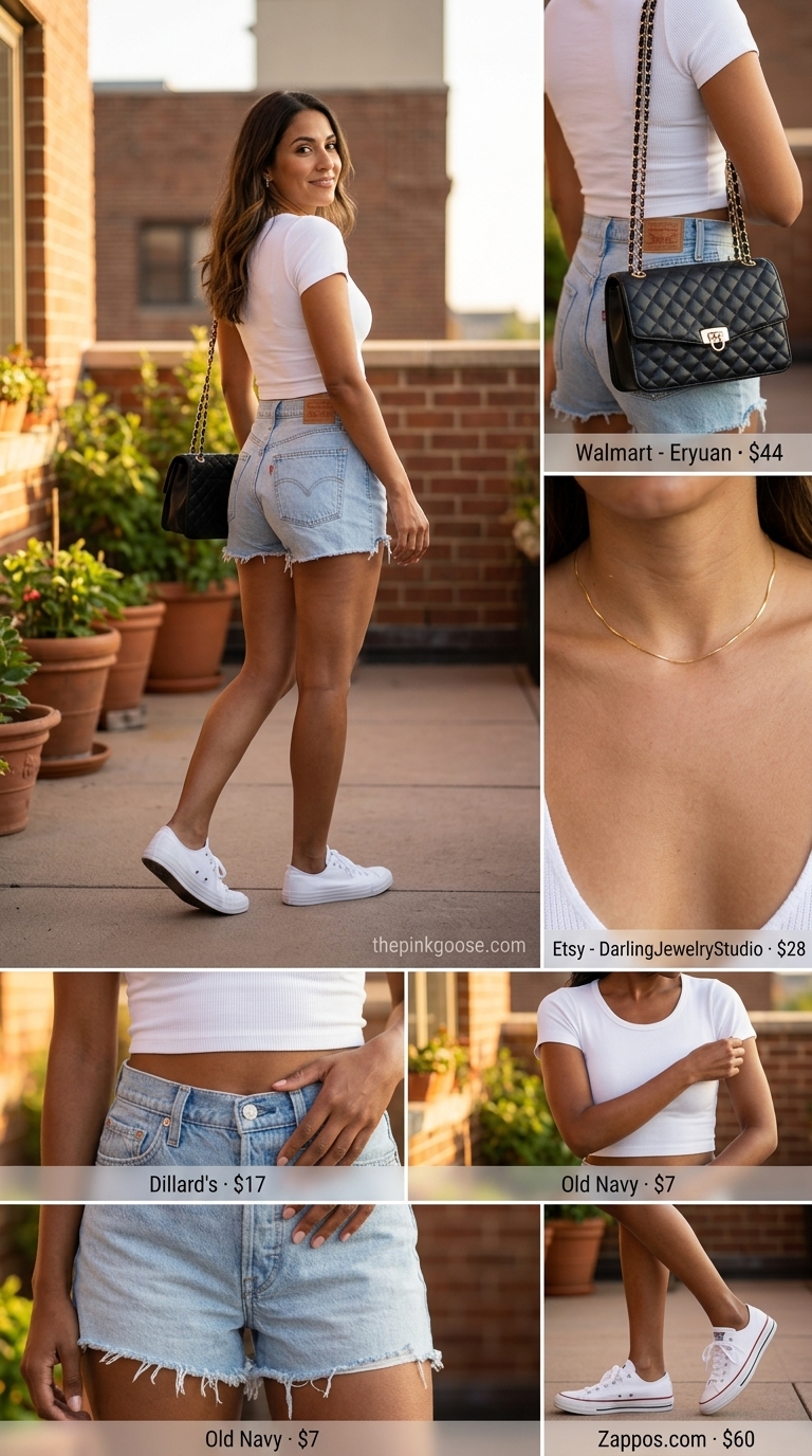 Casual Chic Getaway — The Elevated Denim Short