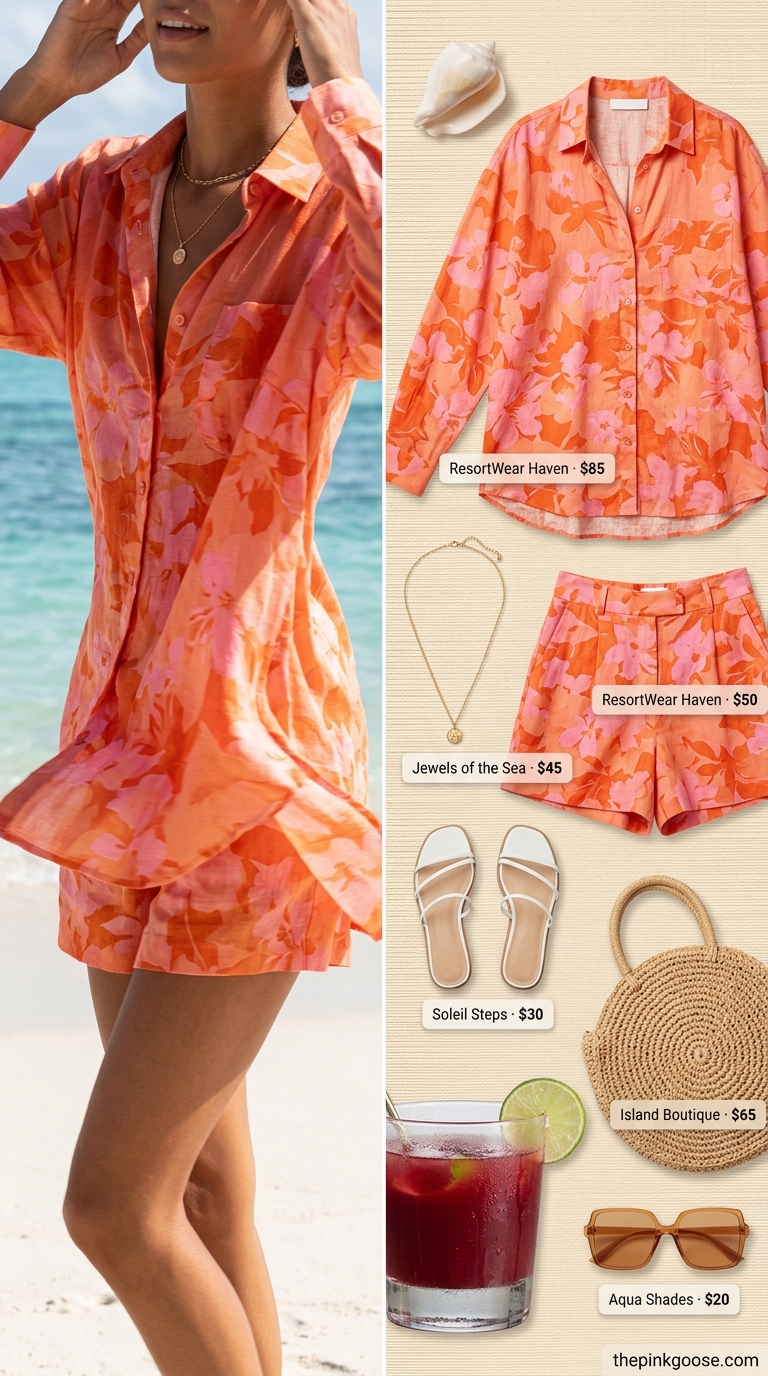 Vibrant Resort Co-Ordination: The Perfect Matching Set